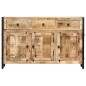 vidaXL Sideboard 120x35x76 cm Massivholz Mango vidaXL Sideboard 120x35x76 cm Massivholz Mango