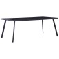 vidaXL Esstisch Schwarz 200 x 100 x 75 cm Hartglas vidaXL Esstisch Schwarz 200 x 100 x 75 cm Hartglas