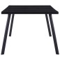 vidaXL Esstisch Schwarz 200 x 100 x 75 cm Hartglas vidaXL Esstisch Schwarz 200 x 100 x 75 cm Hartglas