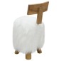 vidaXL Hocker Weiß Massivholz Teak vidaXL Hocker Weiß Massivholz Teak