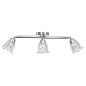 vidaXL Deckenleuchte mit Glasschirmen für 3 E14 Glühlampen vidaXL Deckenleuchte mit Glasschirmen für 3 E14 Glühlampen
