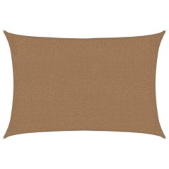 vidaXL Sonnensegel 160 g/m² Taupe 2x2,5 m HDPE
