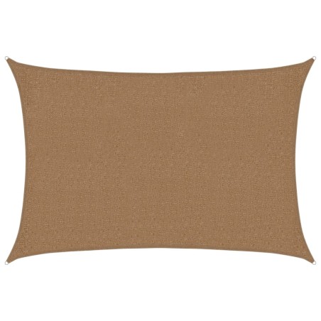vidaXL Sonnensegel 160 g/m² Taupe 2x2,5 m HDPE