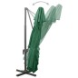 vidaXL Ampelschirm mit Lüftung 400x300 cm Grün vidaXL Ampelschirm mit Lüftung 400x300 cm Grün