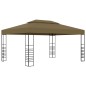 vidaXL Pavillon 3x4 m Taupe 180 g/m² vidaXL Pavillon 3x4 m Taupe 180 g/m²