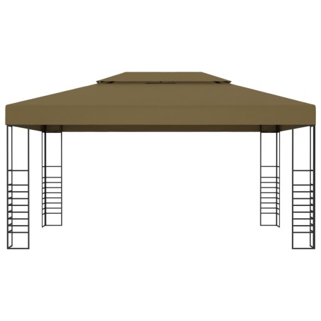 vidaXL Pavillon 3x4 m Taupe 180 g/m²  