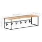 vidaXL Garderobe mit Naturkante 100x34x38 cm Massivholz Akazie vidaXL Garderobe mit Naturkante 100x34x38 cm Massivholz Akazie