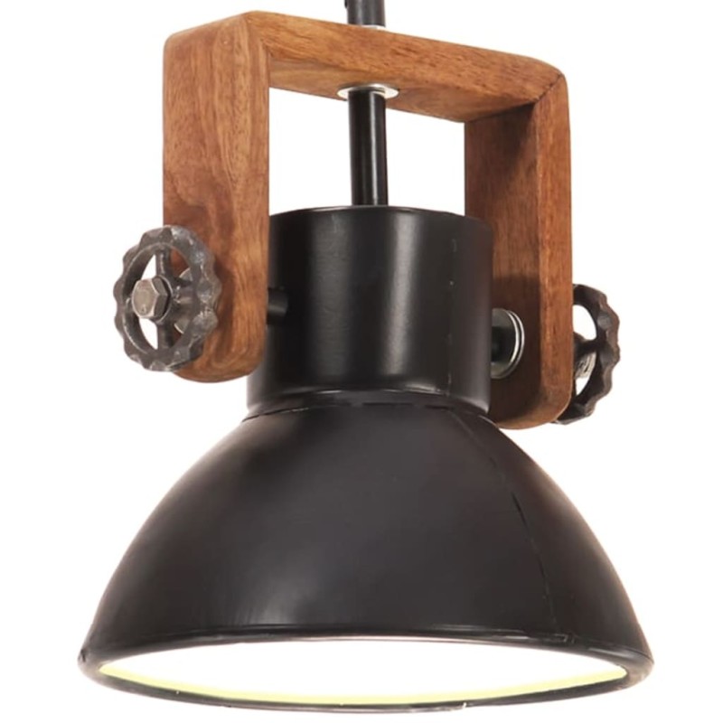 vidaXL Hängelampe Industriestil 25 W Schwarz Rund 19 cm E27 vidaXL Hängelampe Industriestil 25 W Schwarz Rund 19 cm E27