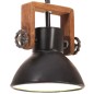 vidaXL Hängelampe Industriestil 25 W Schwarz Rund 19 cm E27 vidaXL Hängelampe Industriestil 25 W Schwarz Rund 19 cm E27