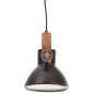 vidaXL Hängelampe Industriestil 25 W Schwarz Rund 19 cm E27 vidaXL Hängelampe Industriestil 25 W Schwarz Rund 19 cm E27