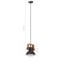 vidaXL Hängelampe Industriestil 25 W Schwarz Rund 19 cm E27 vidaXL Hängelampe Industriestil 25 W Schwarz Rund 19 cm E27