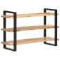 vidaXL Sideboard mit 3 Regalböden 120x40x75 cm Raues Mangoholz vidaXL Sideboard mit 3 Regalböden 120x40x75 cm Raues Mangoholz