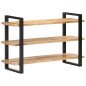 vidaXL Sideboard mit 3 Regalböden 120x40x75 cm Raues Mangoholz vidaXL Sideboard mit 3 Regalböden 120x40x75 cm Raues Mangoholz