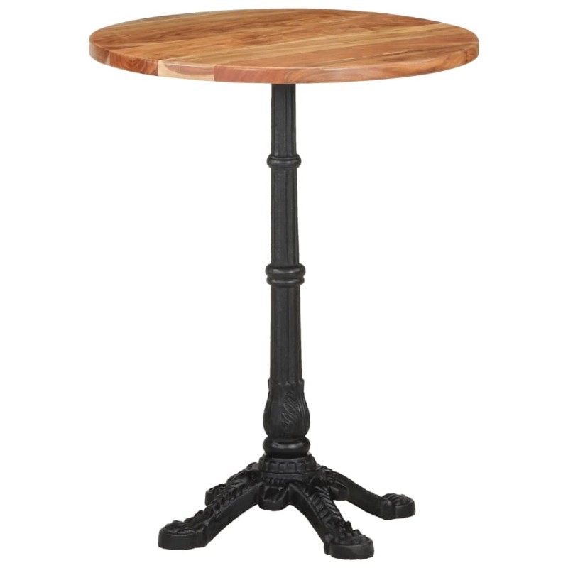 vidaXL Bistrotisch Ø60x76 cm Akazie Massivholz vidaXL Bistrotisch Ø60x76 cm Akazie Massivholz