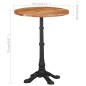 vidaXL Bistrotisch Ø60x76 cm Akazie Massivholz vidaXL Bistrotisch Ø60x76 cm Akazie Massivholz