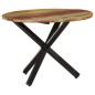 vidaXL Esstisch Rund 100x100x75 cm Altholz Massiv vidaXL Esstisch Rund 100x100x75 cm Altholz Massiv