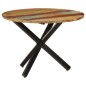 vidaXL Esstisch Rund 100x100x75 cm Altholz Massiv vidaXL Esstisch Rund 100x100x75 cm Altholz Massiv