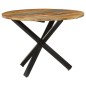 vidaXL Esstisch Rund 100x100x75 cm Altholz Massiv vidaXL Esstisch Rund 100x100x75 cm Altholz Massiv