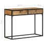 vidaXL Konsolentisch 100x35x75 cm Mango Massivholz vidaXL Konsolentisch 100x35x75 cm Mango Massivholz