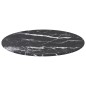 vidaXL Tischplatte Schwarz Ø40x0,8 cm Hartglas in Marmoroptik vidaXL Tischplatte Schwarz Ø40x0,8 cm Hartglas in Marmoroptik