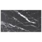 vidaXL Tischplatte Schwarz 120x65 cm 8 mm Hartglas in Marmoroptik vidaXL Tischplatte Schwarz 120x65 cm 8 mm Hartglas in Marmoroptik