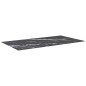 vidaXL Tischplatte Schwarz 120x65 cm 8 mm Hartglas in Marmoroptik vidaXL Tischplatte Schwarz 120x65 cm 8 mm Hartglas in Marmoroptik
