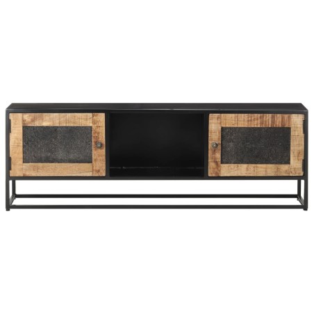 vidaXL TV-Schrank 120x30x40 cm Raues Mangoholz
