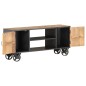 vidaXL TV-Schrank 110x30x49 cm Altholz Massiv vidaXL TV-Schrank 110x30x49 cm Altholz Massiv