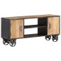 vidaXL TV-Schrank 110x30x49 cm Altholz Massiv vidaXL TV-Schrank 110x30x49 cm Altholz Massiv