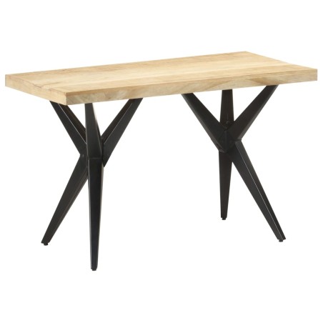 vidaXL Esstisch 120x60x76 cm Massivholz Mango 