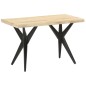 vidaXL Esstisch 120x60x76 cm Massivholz Mango vidaXL Esstisch 120x60x76 cm Massivholz Mango