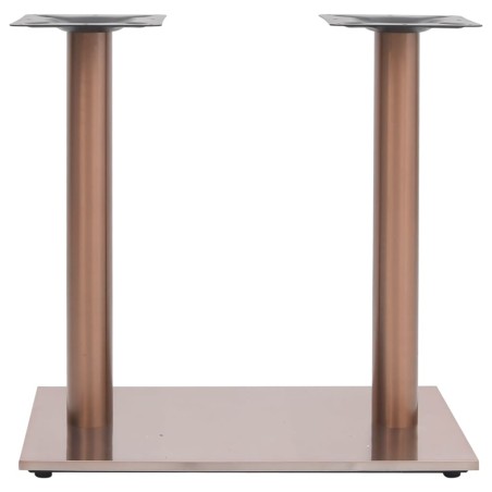 vidaXL Bistrotisch-Gestell Messing 70x40x72 cm Edelstahl
