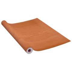 vidaXL Selbstklebende Möbelfolie Helle Eiche 500x90 cm PVC