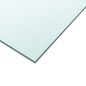 vidaXL Tischplatte Transparent 40x40 cm Hartglas vidaXL Tischplatte Transparent 40x40 cm Hartglas