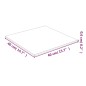 vidaXL Tischplatte Transparent 40x40 cm Hartglas vidaXL Tischplatte Transparent 40x40 cm Hartglas