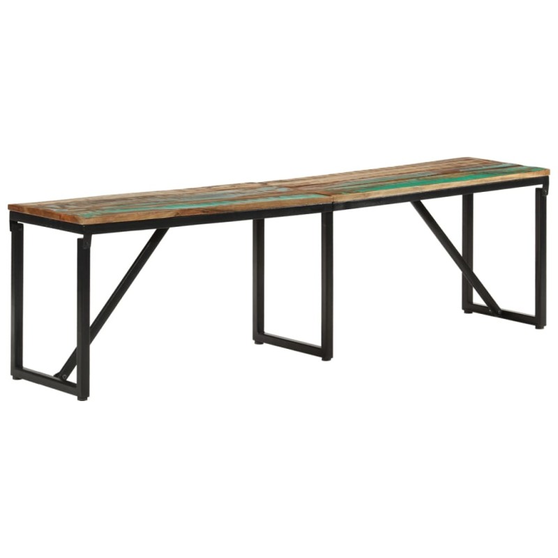 vidaXL Sitzbank 160x35x46 cm Altholz Massiv vidaXL Sitzbank 160x35x46 cm Altholz Massiv