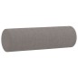 vidaXL 2-tlg. Sofagarnitur mit Kissen Taupe Stoff vidaXL 2-tlg. Sofagarnitur mit Kissen Taupe Stoff
