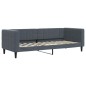 vidaXL Tagesbett Ausziehbar mit Schubladen Dunkelgrau 80x200 cm Samt vidaXL Tagesbett Ausziehbar mit Schubladen Dunkelgrau 80x200 cm Samt