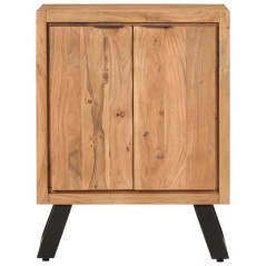vidaXL Sideboard mit 2 Türen 55x36x72 cm Massivholz Akazie