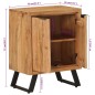 vidaXL Sideboard mit 2 Türen 55x36x72 cm Massivholz Akazie vidaXL Sideboard mit 2 Türen 55x36x72 cm Massivholz Akazie