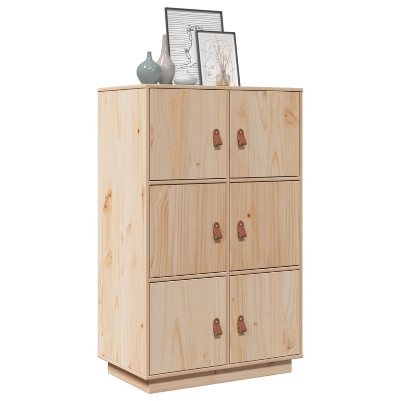 vidaXL Highboard 67x40x108,5 cm Massivholz Kiefer vidaXL Highboard 67x40x108,5 cm Massivholz Kiefer