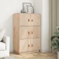 vidaXL Highboard 67x40x108,5 cm Massivholz Kiefer vidaXL Highboard 67x40x108,5 cm Massivholz Kiefer