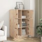 vidaXL Highboard 67x40x108,5 cm Massivholz Kiefer vidaXL Highboard 67x40x108,5 cm Massivholz Kiefer