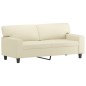 vidaXL 3-tlg. Sofagarnitur Creme Kunstleder vidaXL 3-tlg. Sofagarnitur Creme Kunstleder