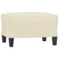 vidaXL 3-tlg. Sofagarnitur Creme Kunstleder vidaXL 3-tlg. Sofagarnitur Creme Kunstleder