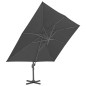vidaXL Sonnenschirm mit Tragbarem Sonnenschirmständer Anthrazit vidaXL Sonnenschirm mit Tragbarem Sonnenschirmständer Anthrazit