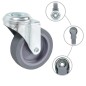 vidaXL 8 Stk. Lenkrollen mit Bolzenloch 75 mm vidaXL 8 Stk. Lenkrollen mit Bolzenloch 75 mm
