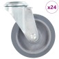 vidaXL 24 Stk. Lenkrollen mit Bolzenloch 100 mm vidaXL 24 Stk. Lenkrollen mit Bolzenloch 100 mm