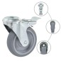 vidaXL 8 Stk. Lenkrollen mit Rückenloch 100 mm vidaXL 8 Stk. Lenkrollen mit Rückenloch 100 mm