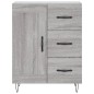 Highboard Grau Sonoma 69,5x34x180 cm Holzwerkstoff Highboard Grau Sonoma 69,5x34x180 cm Holzwerkstoff